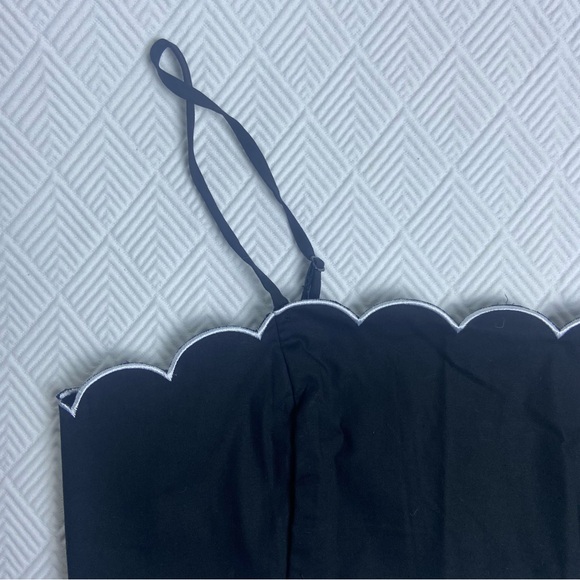 Women’s Black Two Piece Set Midi Skirt Crop Tank Wayf Large NWT - Picture 5 of 8